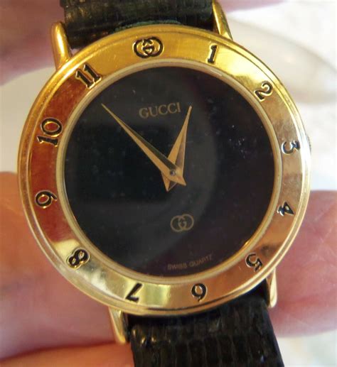 ebay gucci vintage watches|authentic vintage gucci watch.